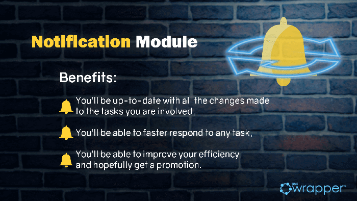 Notification module Benefits qmsWrapper