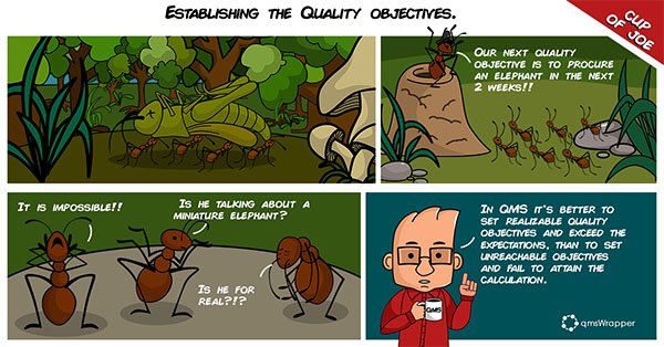 Cup of Joe: Establishing the Quality Objectives